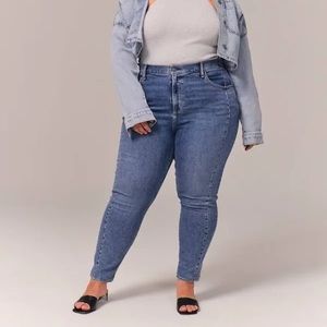 Abercrombie & Fitch Super Skinny Ankle High Rise Curve Love Jeans
